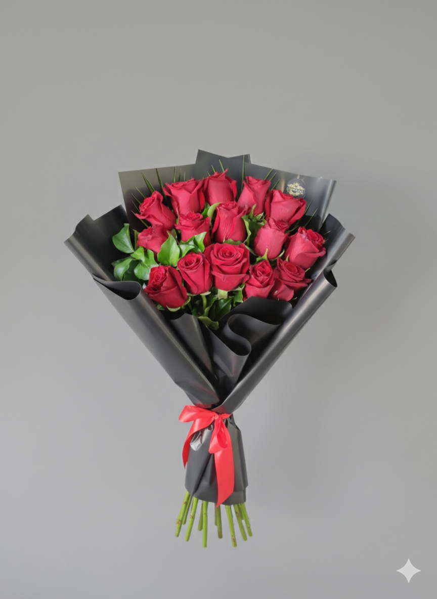Buchet din 15 trandafiri