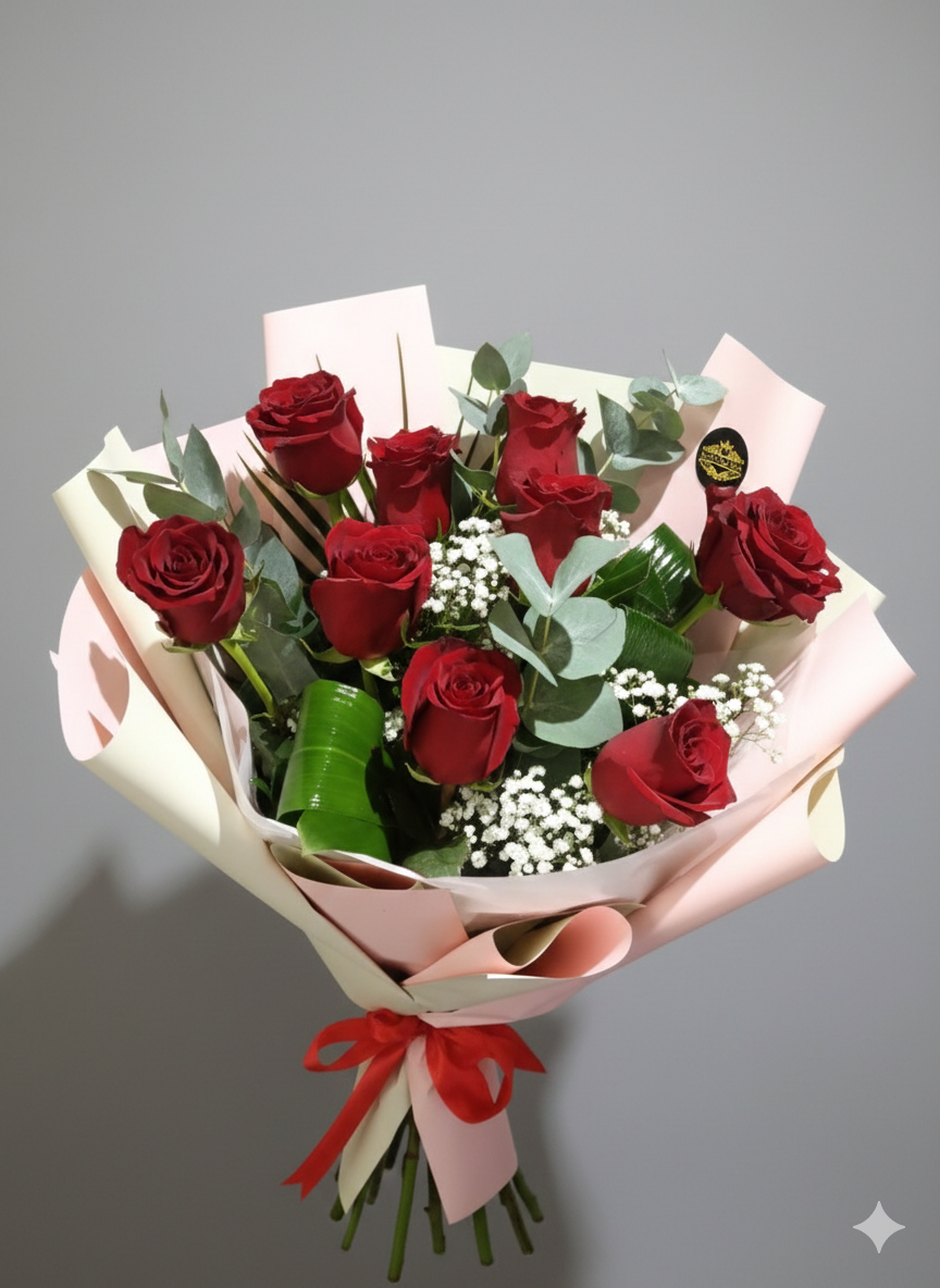 Buchet 9 trandafiri