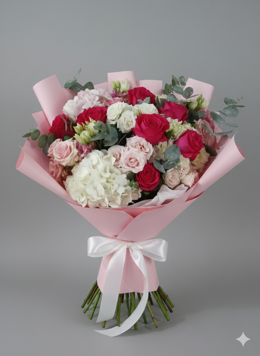 Buchet bicolor